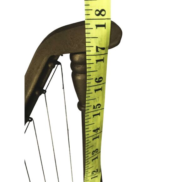 Vintage Wood Harp Planter Boxes - Elegant Home Decor - 18" - Picture 5 of 9